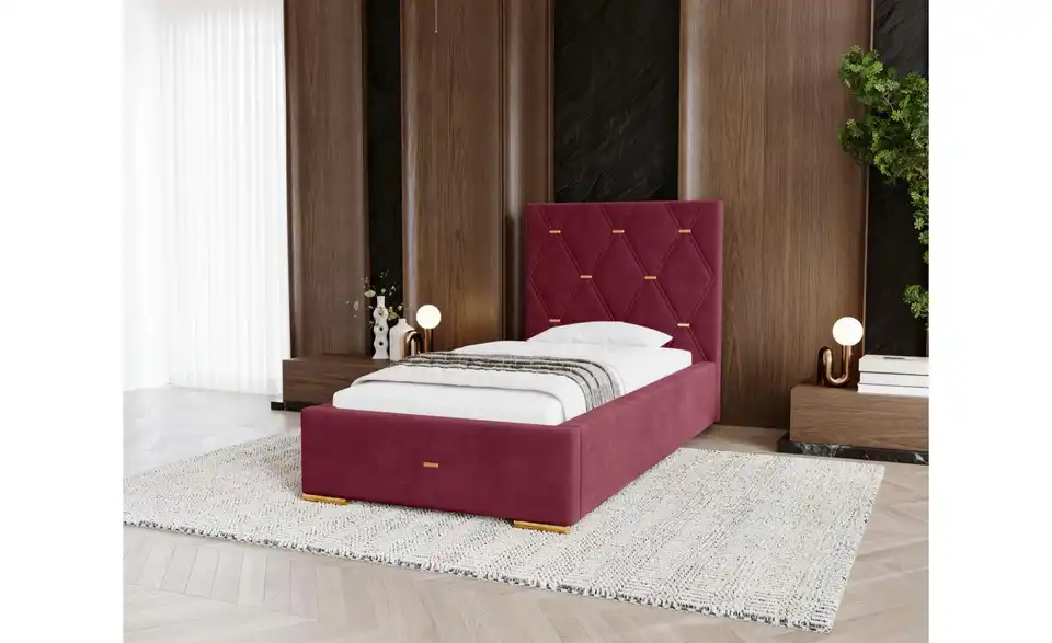 Polsterbett mit Stauraum Gwithian BHL 105|100|215 cm