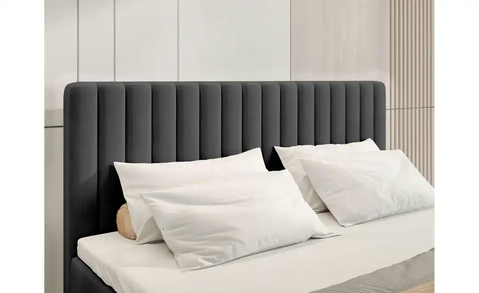 Boxbett mit Bettkasten und Topper Drayton BHL 140|102|207 cm