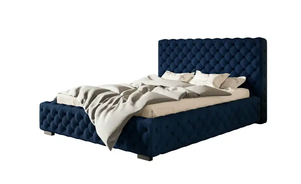 Polsterbett mit Stauraum Wigan BHL 143|107|229 cm