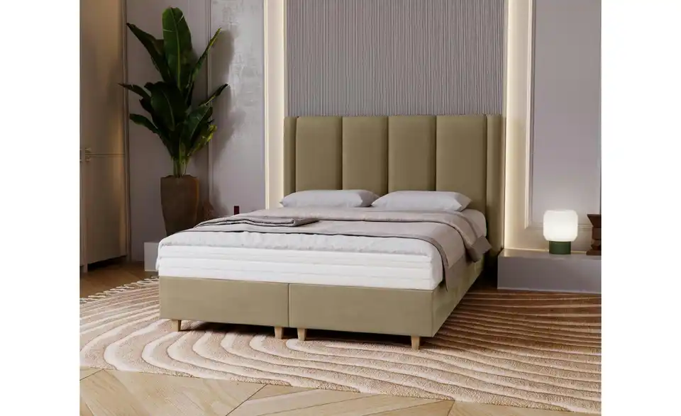 Boxbett mit Matratze Madeley BHL 140|110|210 cm