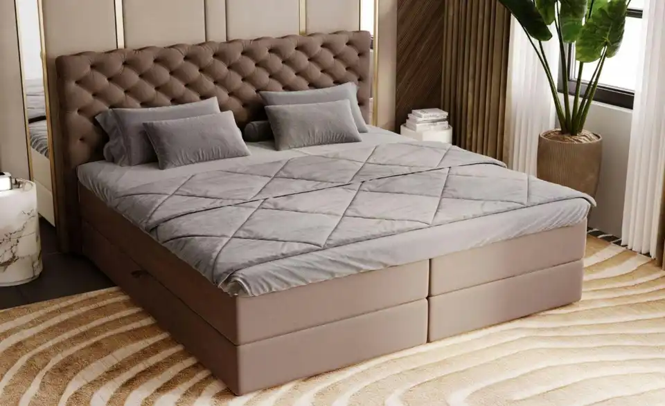 Boxbett mit Stauraum Belford BHL 148|119|210 cm