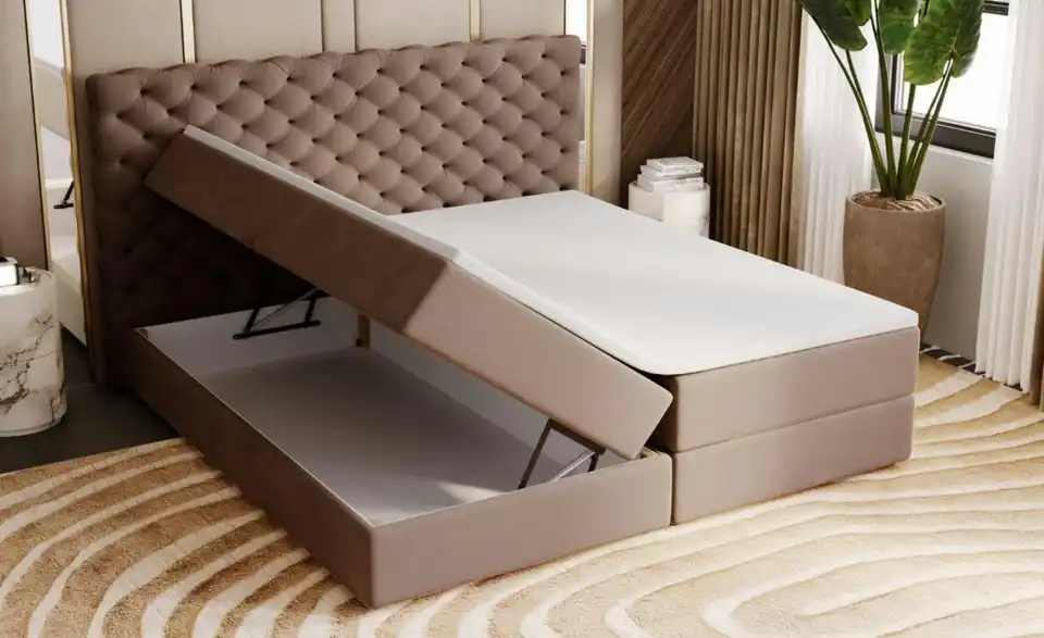 Boxbett mit Stauraum Belford BHL 148|119|210 cm