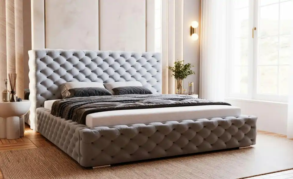 Polsterbett mit Stauraum Ashton BHL 145|105|230 cm