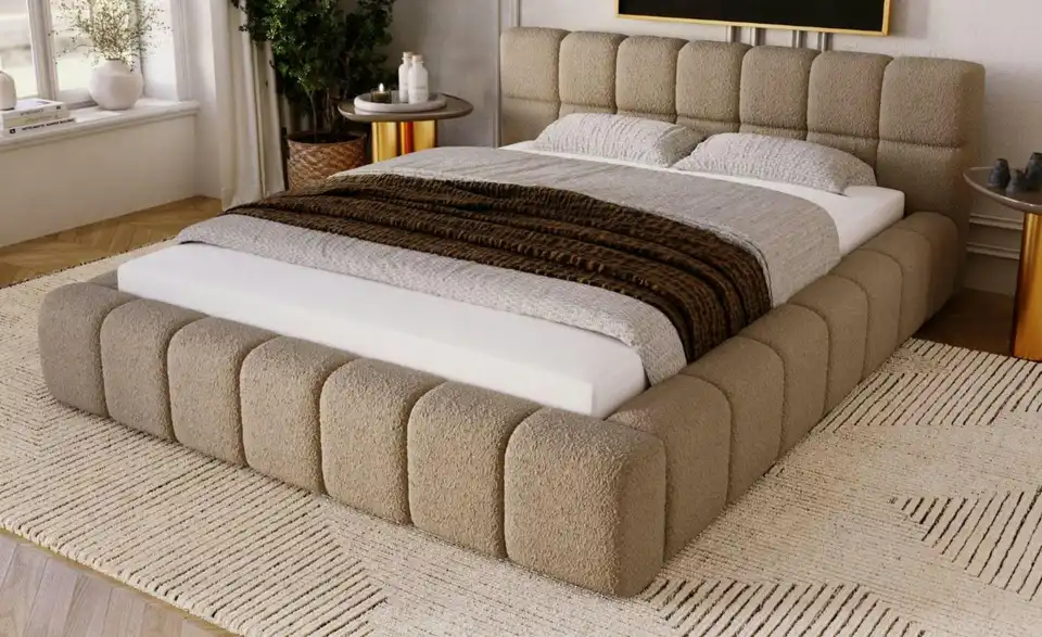 Polsterbett mit Stauraum Alcester BHL 160|85|245 cm