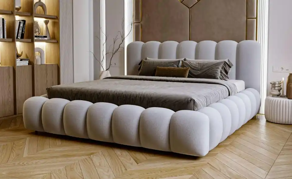 Polsterbett mit Stauraum Avianna BHL 162|93|258 cm