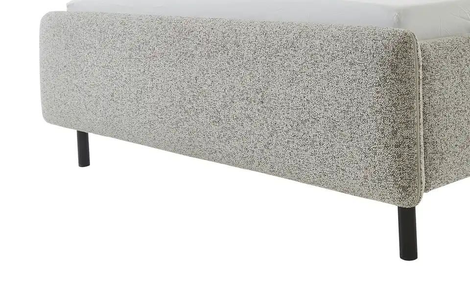 Polsterbett in meliertem Webstoff Primo BHL 164|105|218 cm