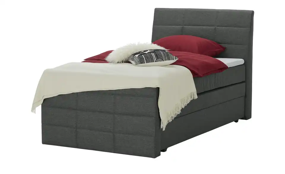 Boxspringbett mit Bettkasten und Topper Baron BHL 129|124|231 cm