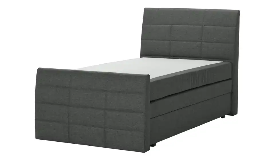 Boxspringbett mit Bettkasten und Topper Baron BHL 129|124|231 cm