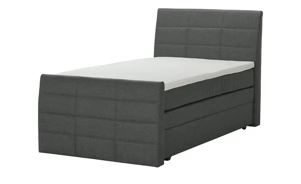 Boxspringbett mit Bettkasten und Topper Baron BHL 129|124|231 cm