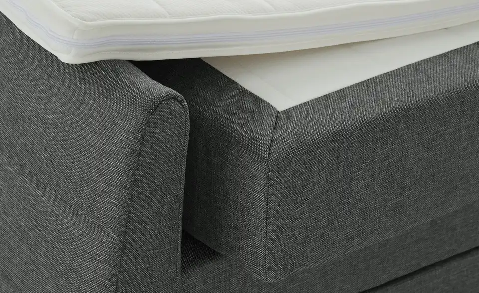 Boxspringbett mit Bettkasten und Topper Baron BHL 129|124|231 cm