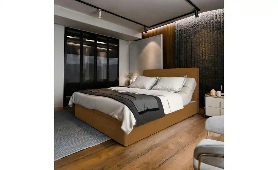 MASSENO Boxbett mit Bettkasten Astor BHL 140|98|207 cm