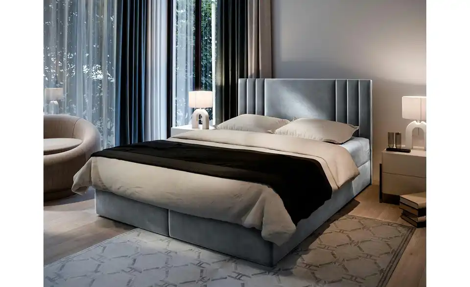 MASSENO Boxbett mit Bettkasten Bres BHL 140|98|207 cm