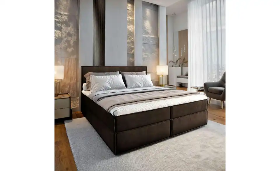 MASSENO Boxbett mit Bettkasten Pellio BHL 140|98|210 cm