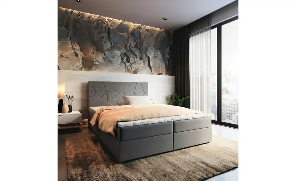 MASSENO Boxbett mit Bettkasten Mado BHL 140|98|207 cm