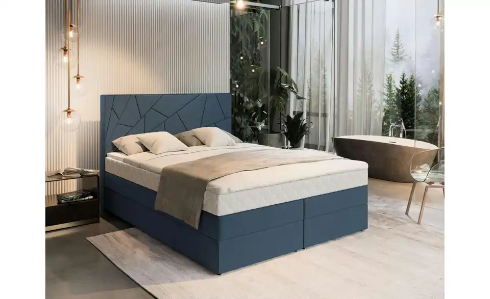 MASSENO Boxbett mit Bettkasten Trani BHL 140|115|207 cm