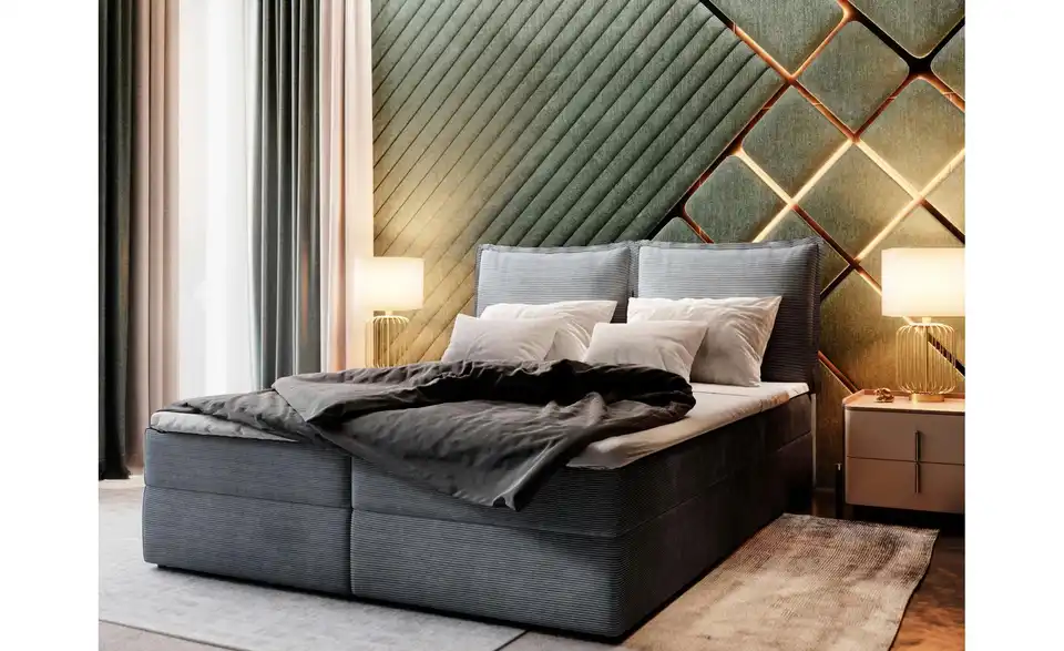 MASSENO Boxbett mit Bettkasten Lente BHL 140|98|207 cm