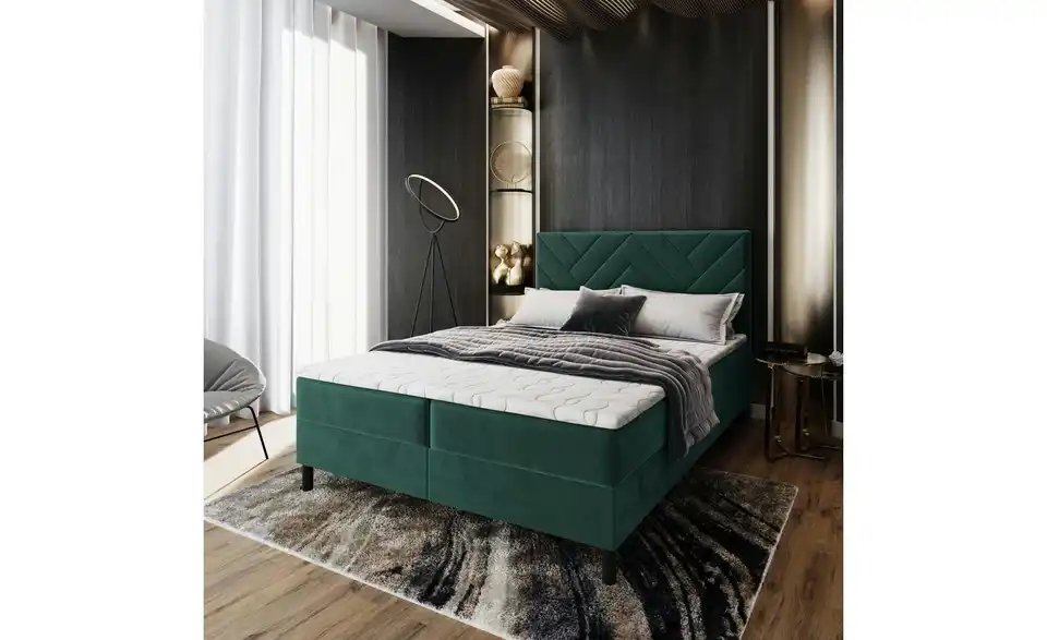 MASSENO Boxbett mit Bettkasten Rokis BHL 140|98|207 cm