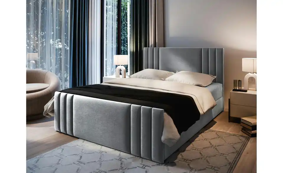 MASSENO Boxbett mit Bettkasten Kanes BHL 140|98|214 cm