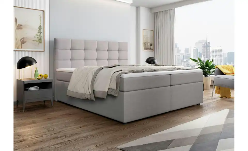 MASSENO Boxbett mit Bettkasten Palma BHL 140|120|207 cm