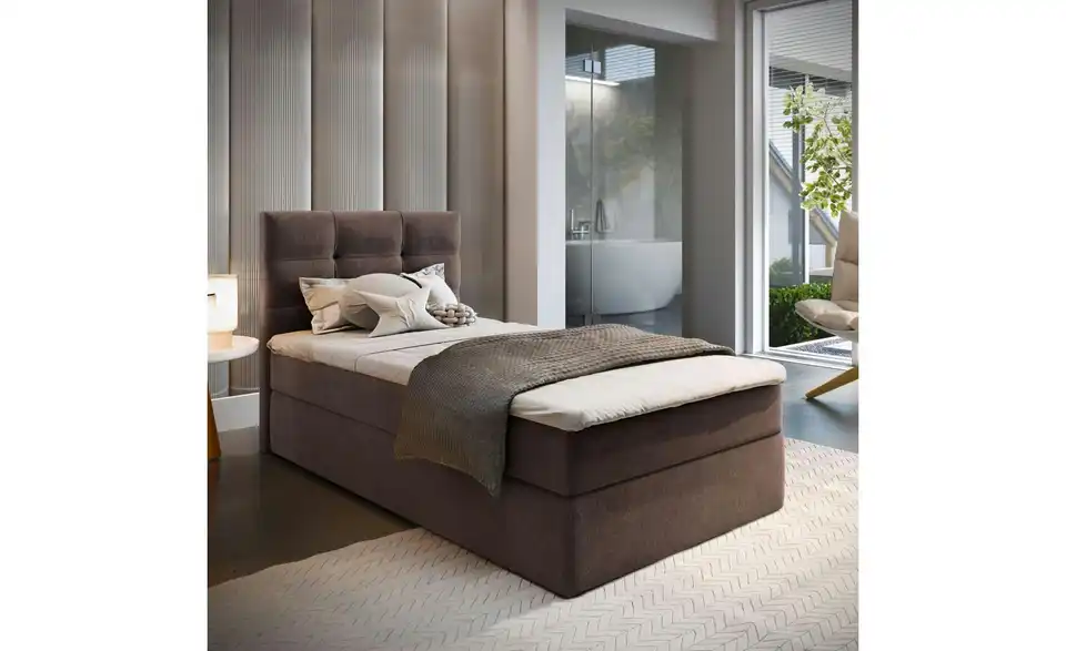 MASSENO Boxbett mit Bettkasten Glos BHL 80|98|207 cm