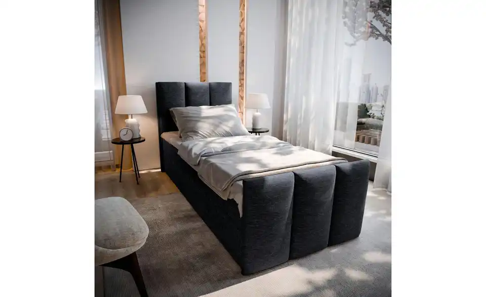 MASSENO Boxbett mit Bettkasten Lago BHL 80|98|214 cm MASSENO Boxbett mit Bettkasten Lago BHL 80|98|214 cm