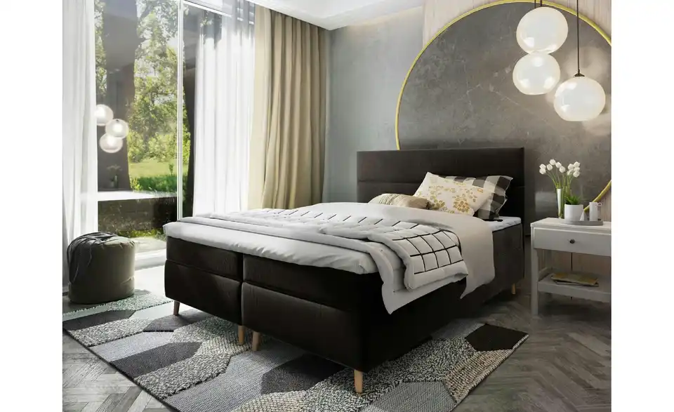 MASSENO Boxbett mit Bettkasten Santa BHL 140|108|207 cm