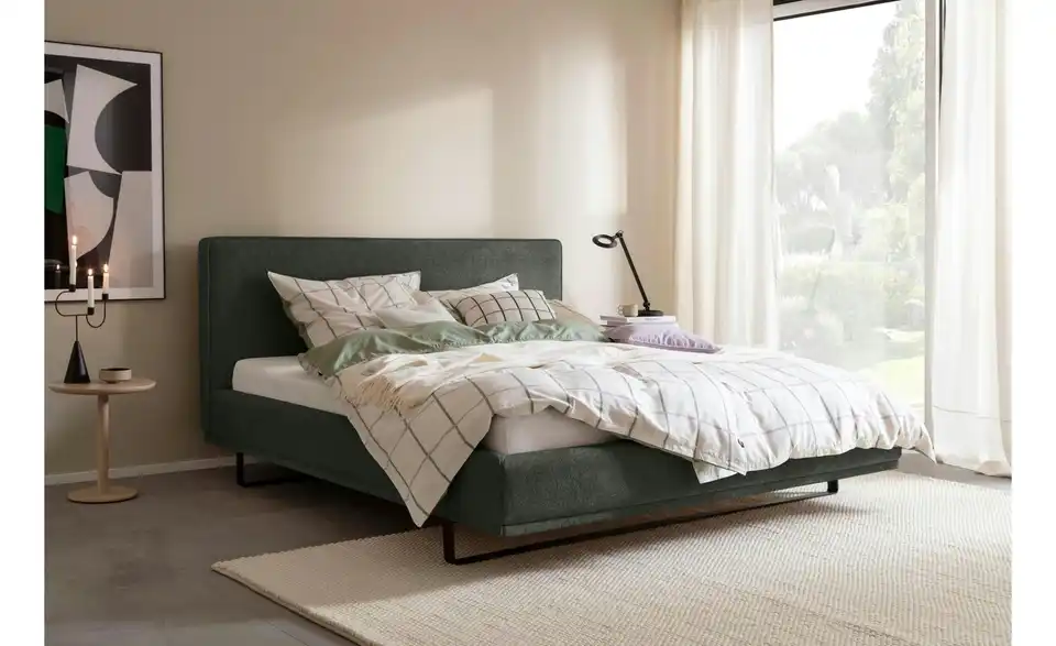 SCHÖNER WOHNEN Kollektion Polsterbett in 180x200 cm Como BHL 197|104|221 cm