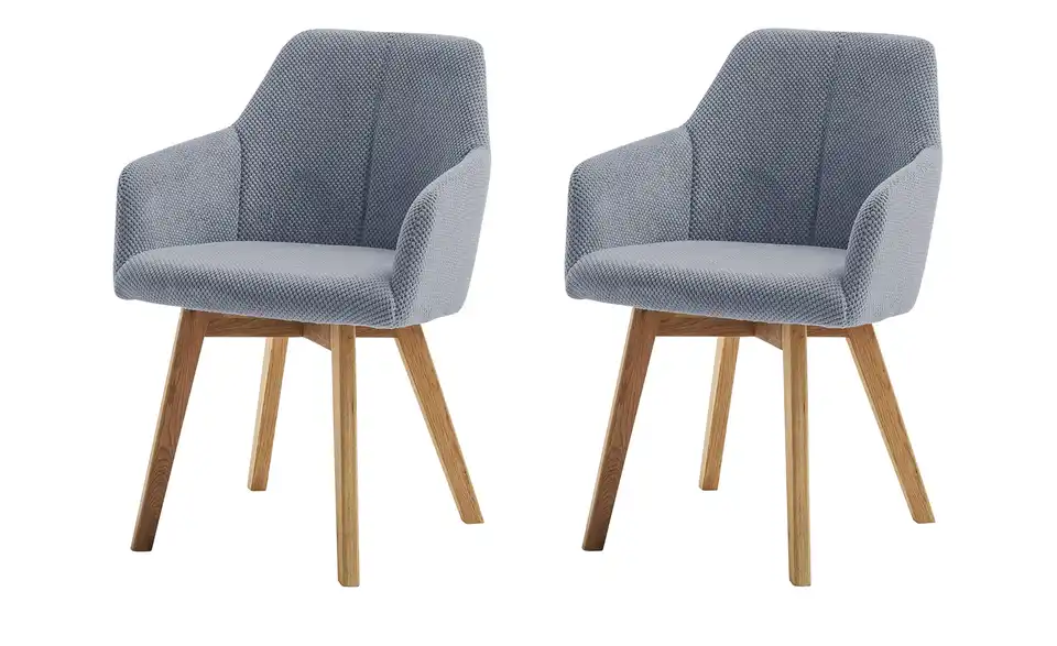 Woodford Armlehnstuhl, 2er-Set Maru BHT 60|83|59 cm, Velours