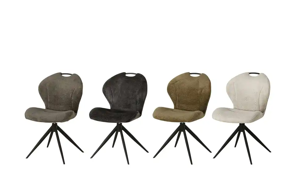 uno Esszimmerstuhl River BHT 55|86,7|60,5 cm, Chenille