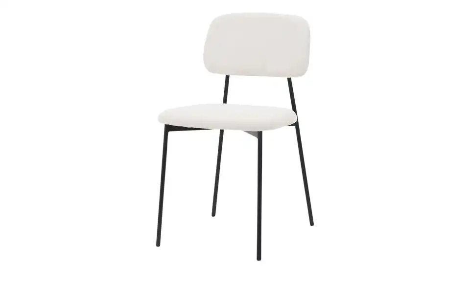 Polsterstuhl Bennet BHT 44|78|50 cm, Webstoff fein