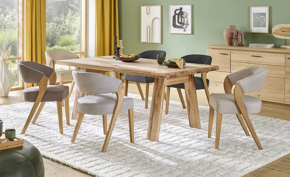 Woodford Esszimmerstuhl Flavia BHT 53|80|59 cm, Flachgewebe