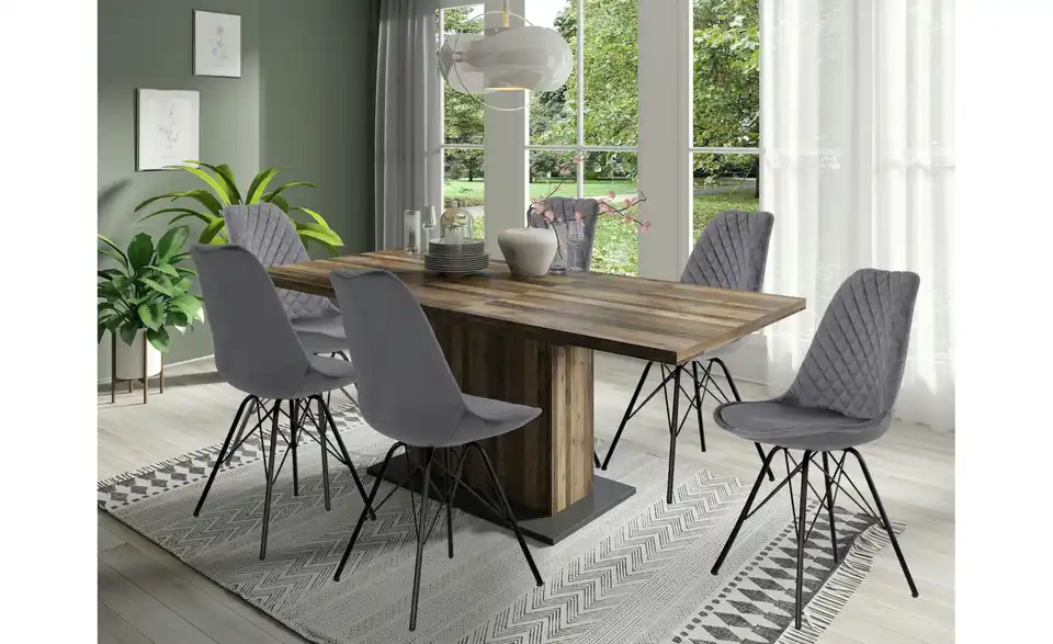 Esstisch mit Auszug Athen BHL 160|75|90 cm