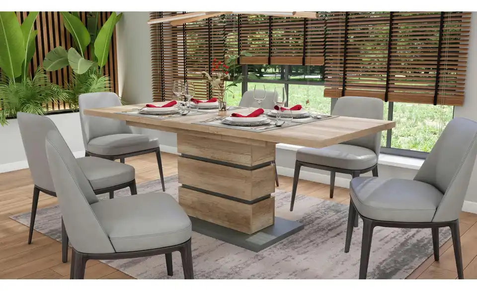 Esstisch mit Auszug Bea BHL 140|75|90 cm