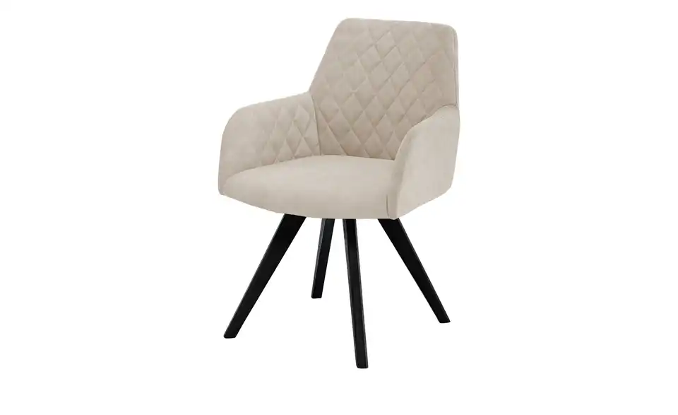 Dine + Mine Esszimmerstuhl Bristol 1 BHT 61|88|66,5 cm, Velours