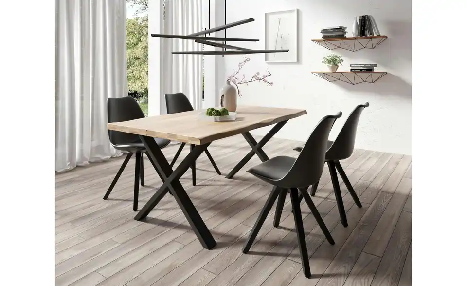 Esszimmerstuhl 2er-Set Kira BHL 48|86|56 cm, Kunstleder