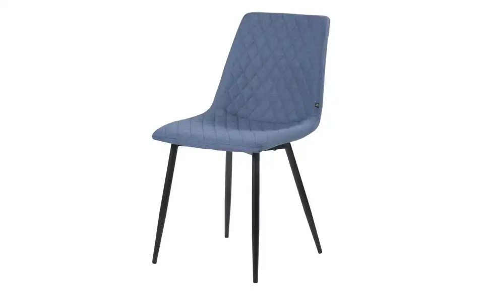 Esszimmerstuhl mit Samtbezug Telde BHL 45|83|57 cm, Kunstfaser