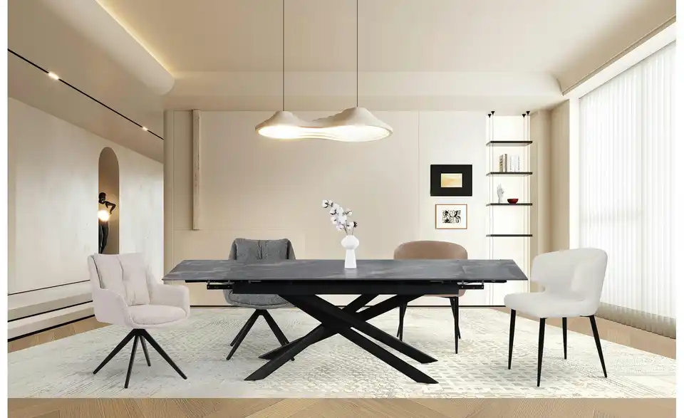 Armlehnstuhl BHL 65,5|84,5|66 cm, Boucléstoff