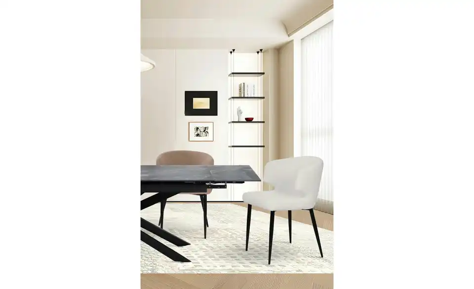 Stuhl 2er-Set BHL 63|81|62 cm, Teddy