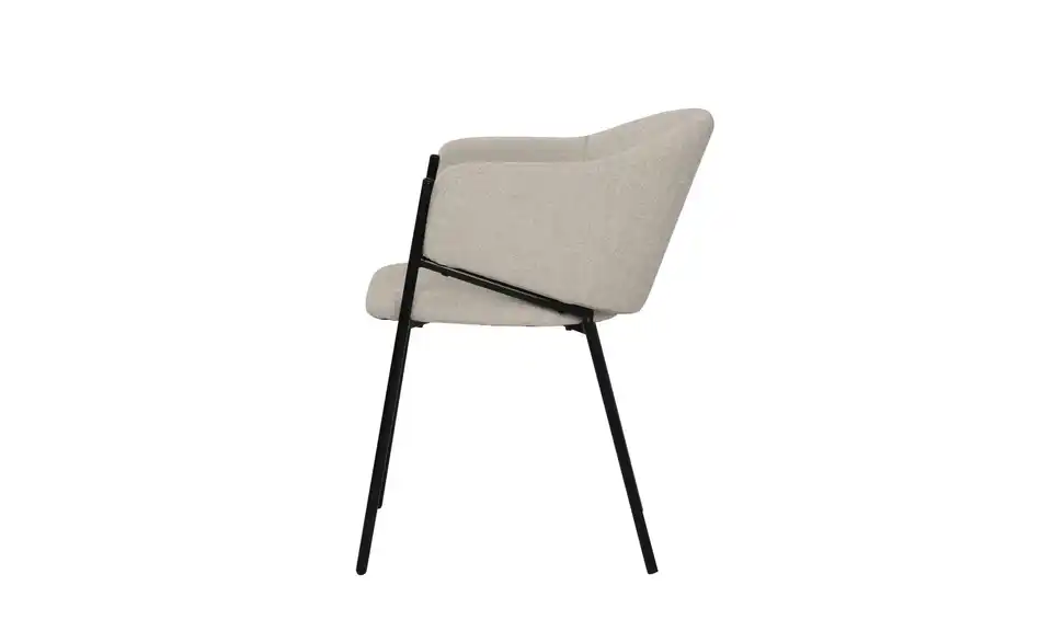 Armlehnstuhl 2er-Set BHL 60|76|52 cm, Flachgewebe