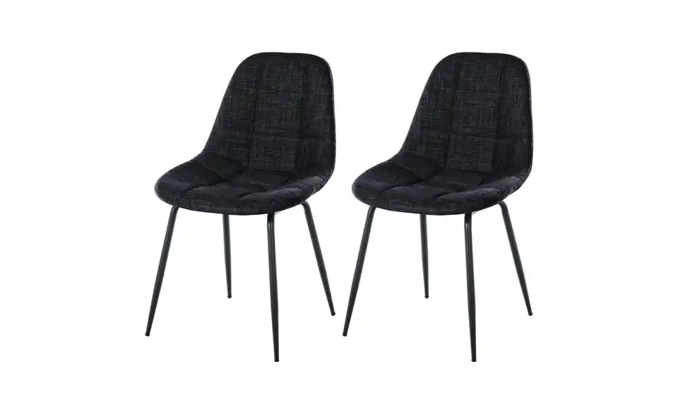 Esszimmerstuhl 2er-Set Ciril BHL 46|80|50 cm, Kunstfaser