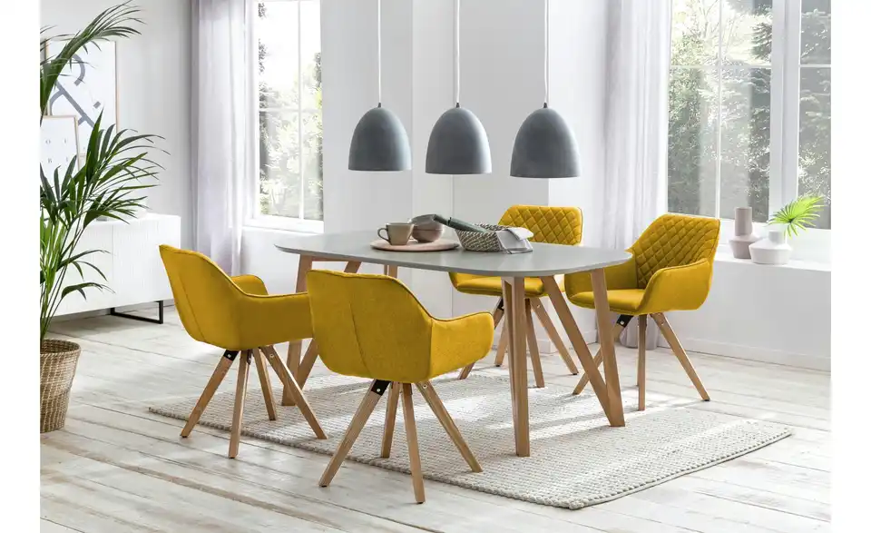 Armlehnstuhl 2er-Set BHL 59|88|61 cm, Webstoff