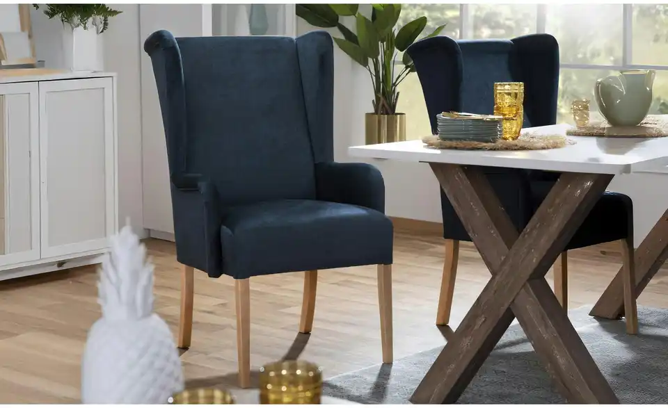 Max Winzer Polsterstuhl Hendrick BHL 62|107|68 cm, Samt