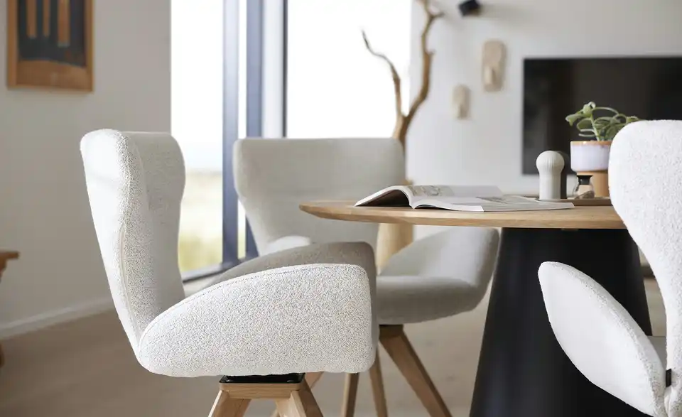 Musterring Armlehnstuhl JustB! SP150 BHT 65|91|66 cm, Boucléstoff