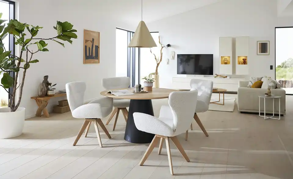 Musterring Armlehnstuhl JustB! SP150 BHT 65|91|66 cm, Boucléstoff