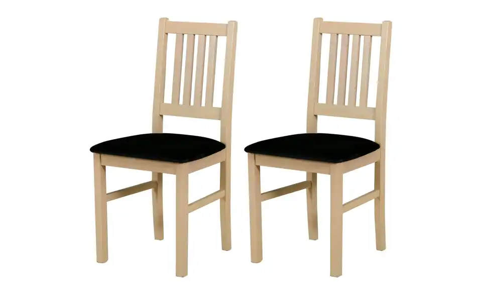Esszimmerstuhl 2er-Set BHL 43|90|40 cm, Webstoff