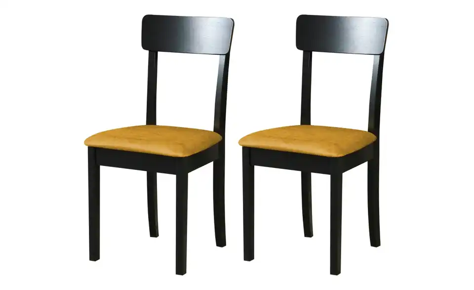 Esszimmerstuhl 2er-Set BHL 43|86|40 cm, Webstoff