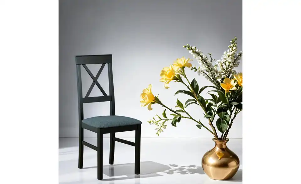 Esszimmerstuhl 6er-Set BHL 43|94|40 cm, Webstoff