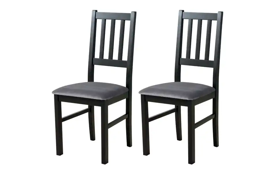 Esszimmerstuhl 2er-Set BHL 43|94|40 cm, Webstoff