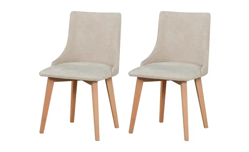 Esszimmerstuhl 2er-Set Liam BHL 48|83|46 cm, Webstoff