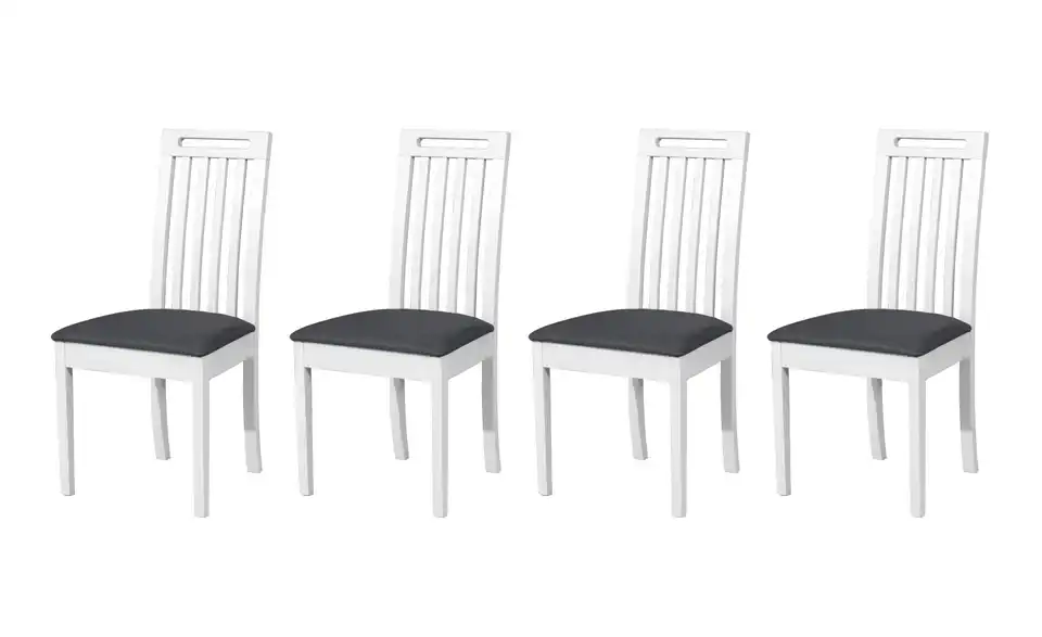 Esszimmerstuhl 4er-Set BHL 47|96|43 cm, Webstoff